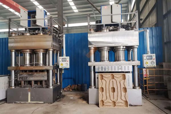 single mould wood pallet machine