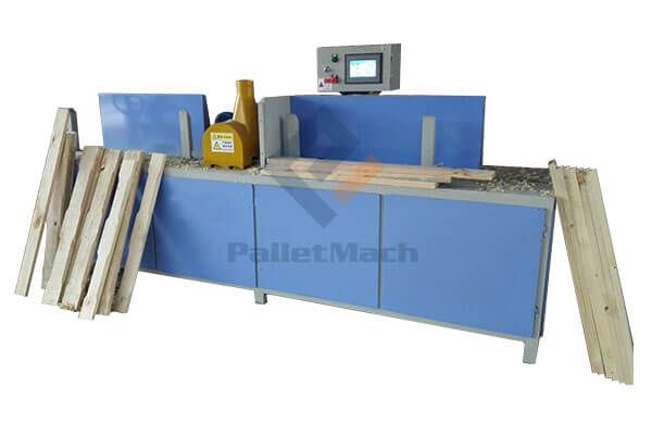 pallet chamfer making machine