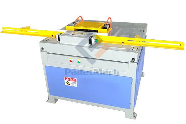 wood pallet stringer notching machine