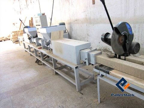 single pallet block machine