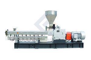 Plastic recycling extruder machine