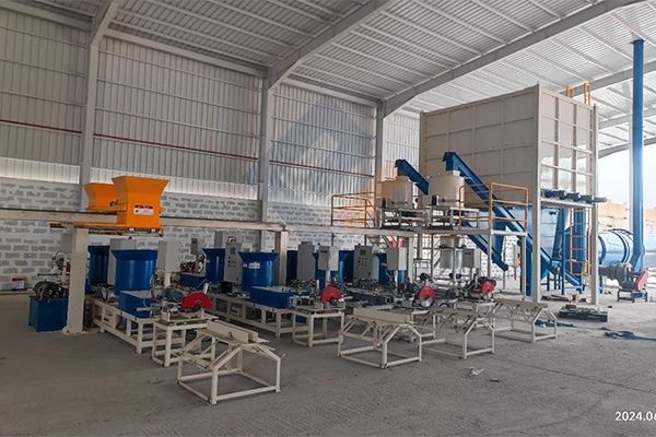 pallet block production line