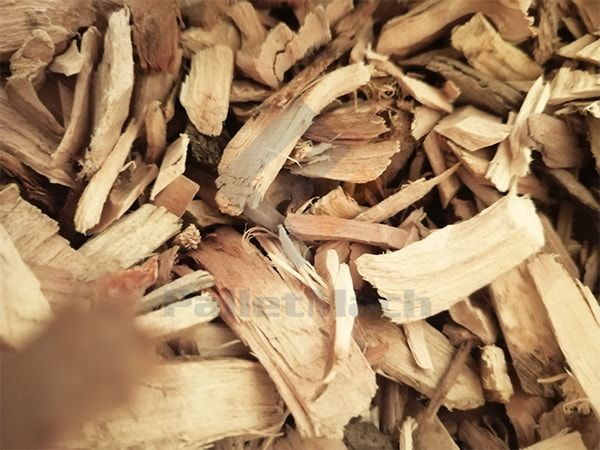 crushed apple tree branches