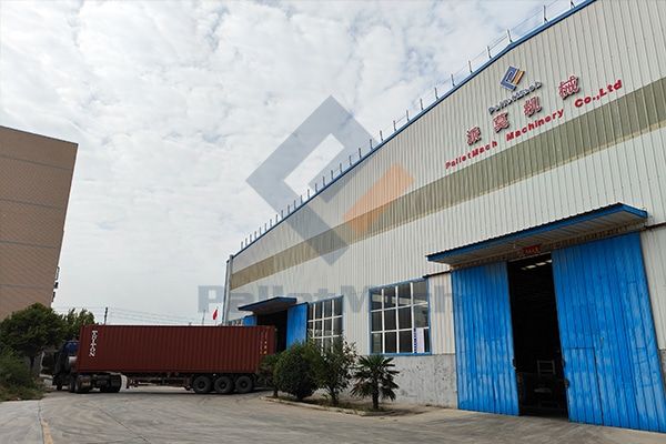 pallet block machine shipped to Oman