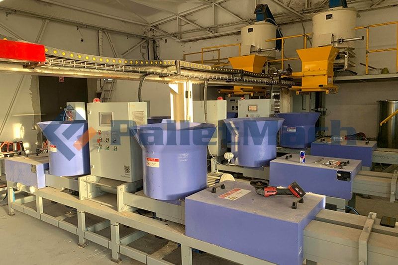 Pallet Block Production Line Installation in Poland