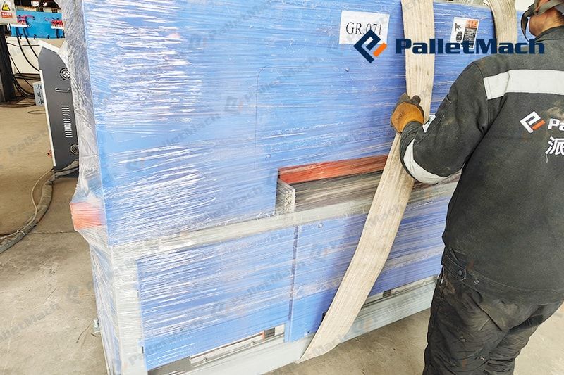 pallet block production line loading cabinets