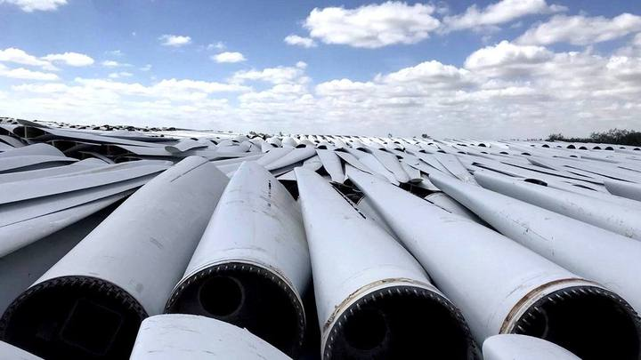Re-employment of Wind Turbine Blades: PalletMach Contributes to Environmental Protection Innovation! The Perfect Combination of Solid Waste and Pallet Production.