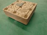 Why are molded wood pallets dominant in foreign trade and high-end manufacturing?