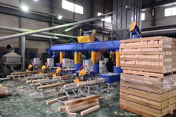 Automatic Wood Pallet Block Production Line