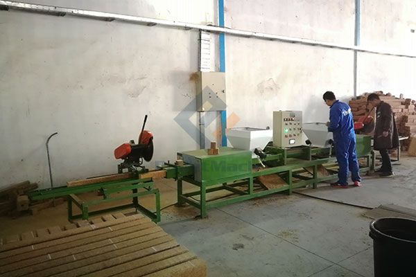 Tunisia wood pallet block machine