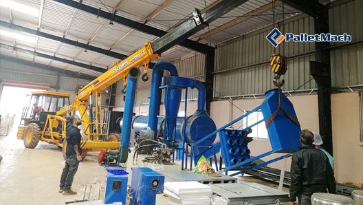 rotary drum dryer installation