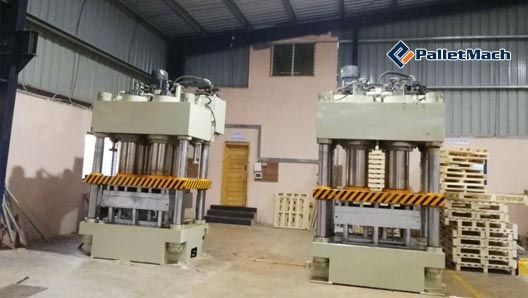 presswood pallet machine installation