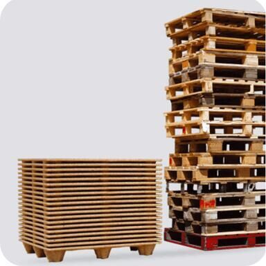 nestable molded pallets